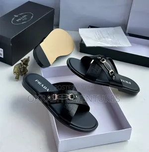 Prada Leather Slippers for Men's