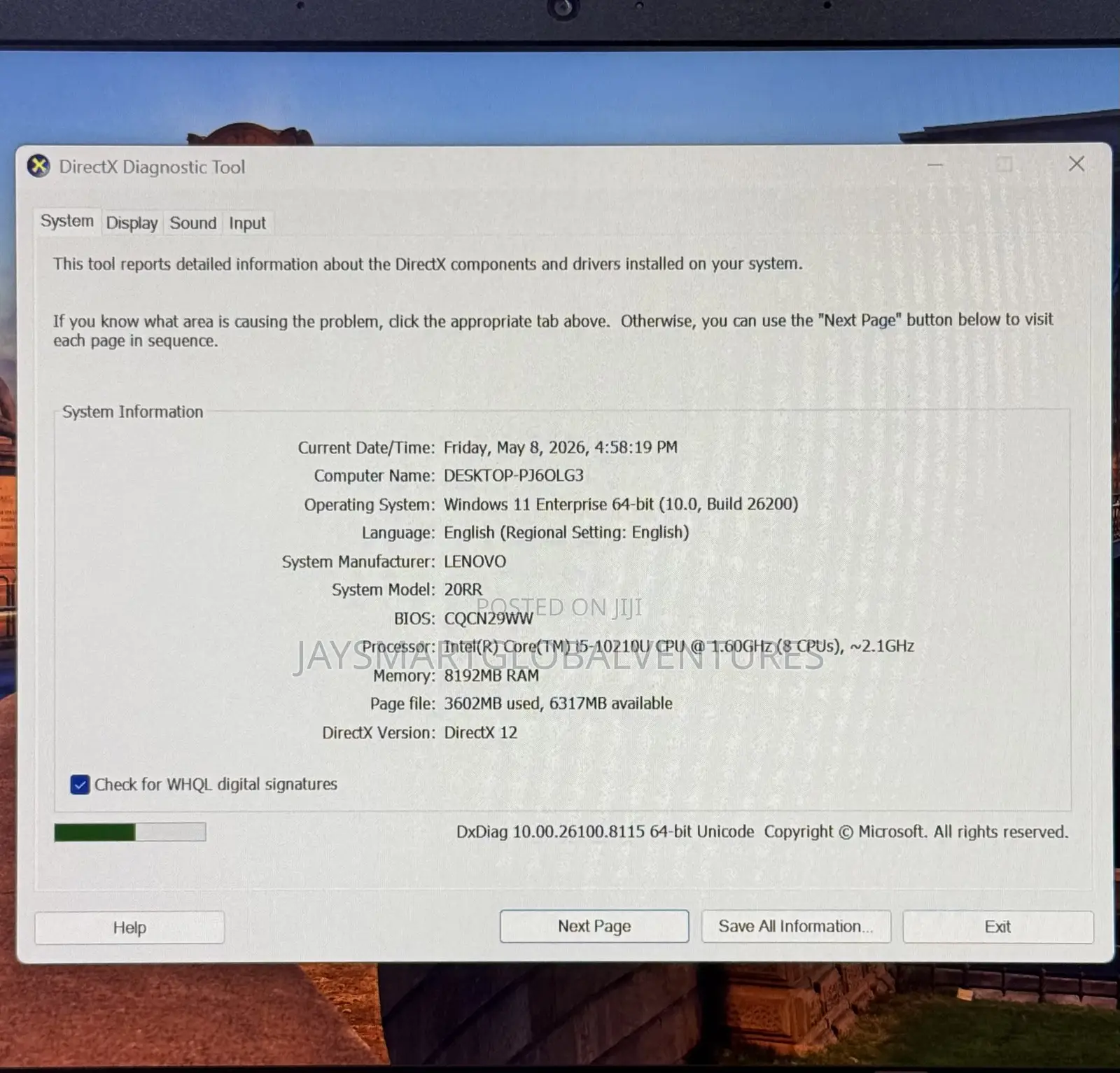 Laptop Lenovo ThinkBook 13 8GB Intel Core i5 SSD 512GB