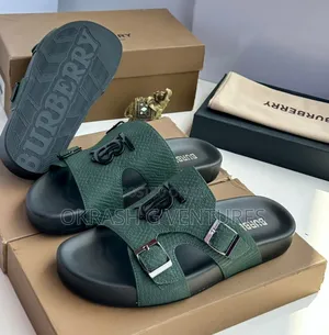 Burberry Leather Slippers for Men's