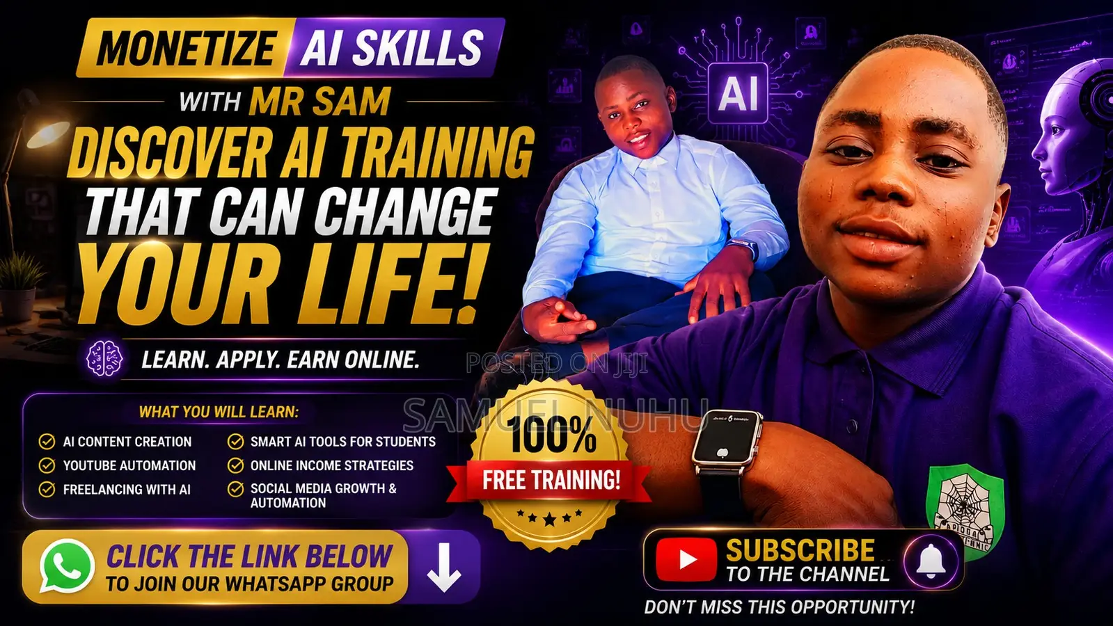 Ai Course for Youtube Automation and Online Jobs