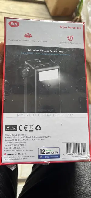 Itel Laptop Portable Power Bank 65w