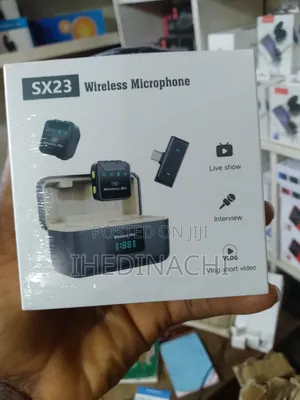 Sx23 Noise Cancellation Wireless Microphone Type C Work on Camera Too