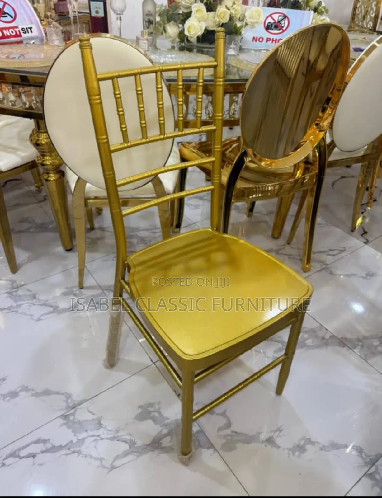 Luxury Vip Model Bamboo Event Chairs Available. Quality Painting