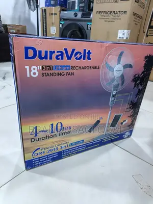 Duravolt 18inches3in1lithium Rechargeable Fan[Drf2918]Practicalapplian