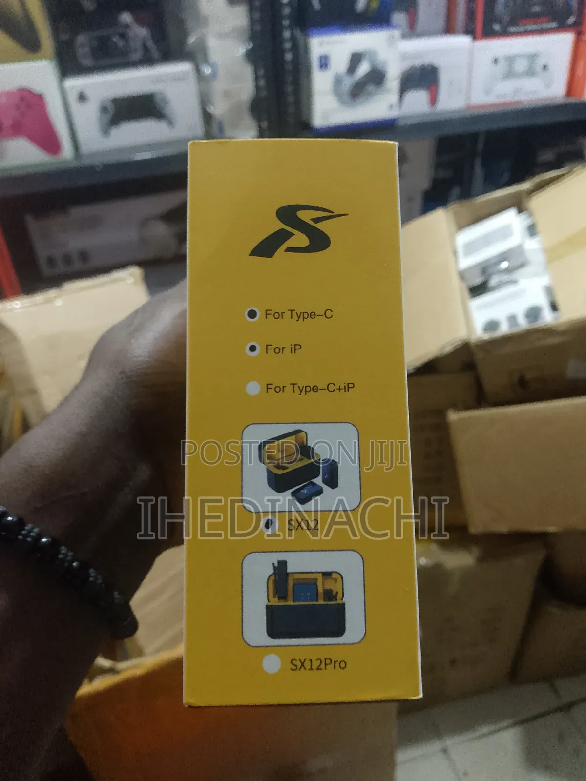 Sx12 Noise Cancellation Wireless Microphone Type C iPhone Android