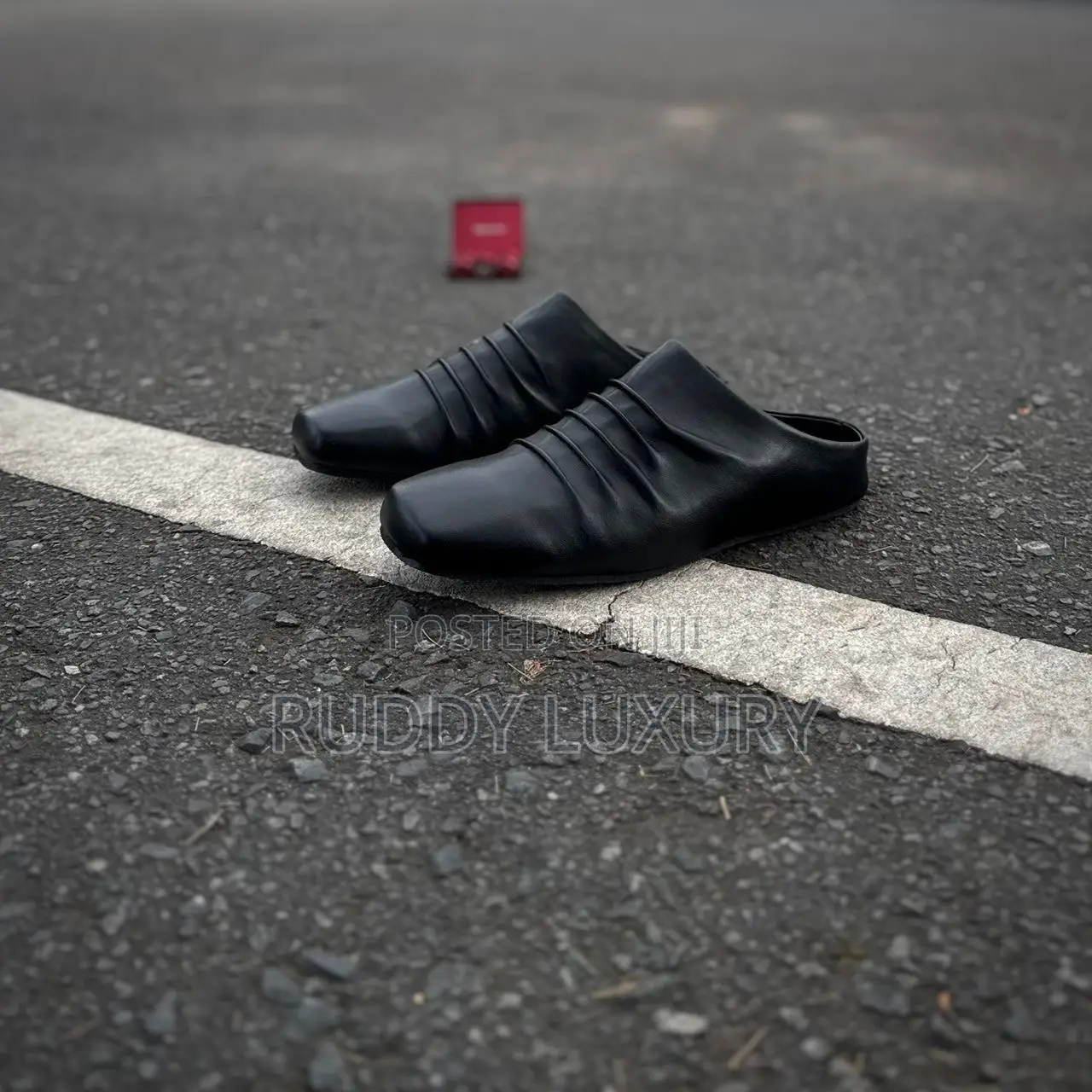 Jcaesar Vampire Leather Slip-Ons*