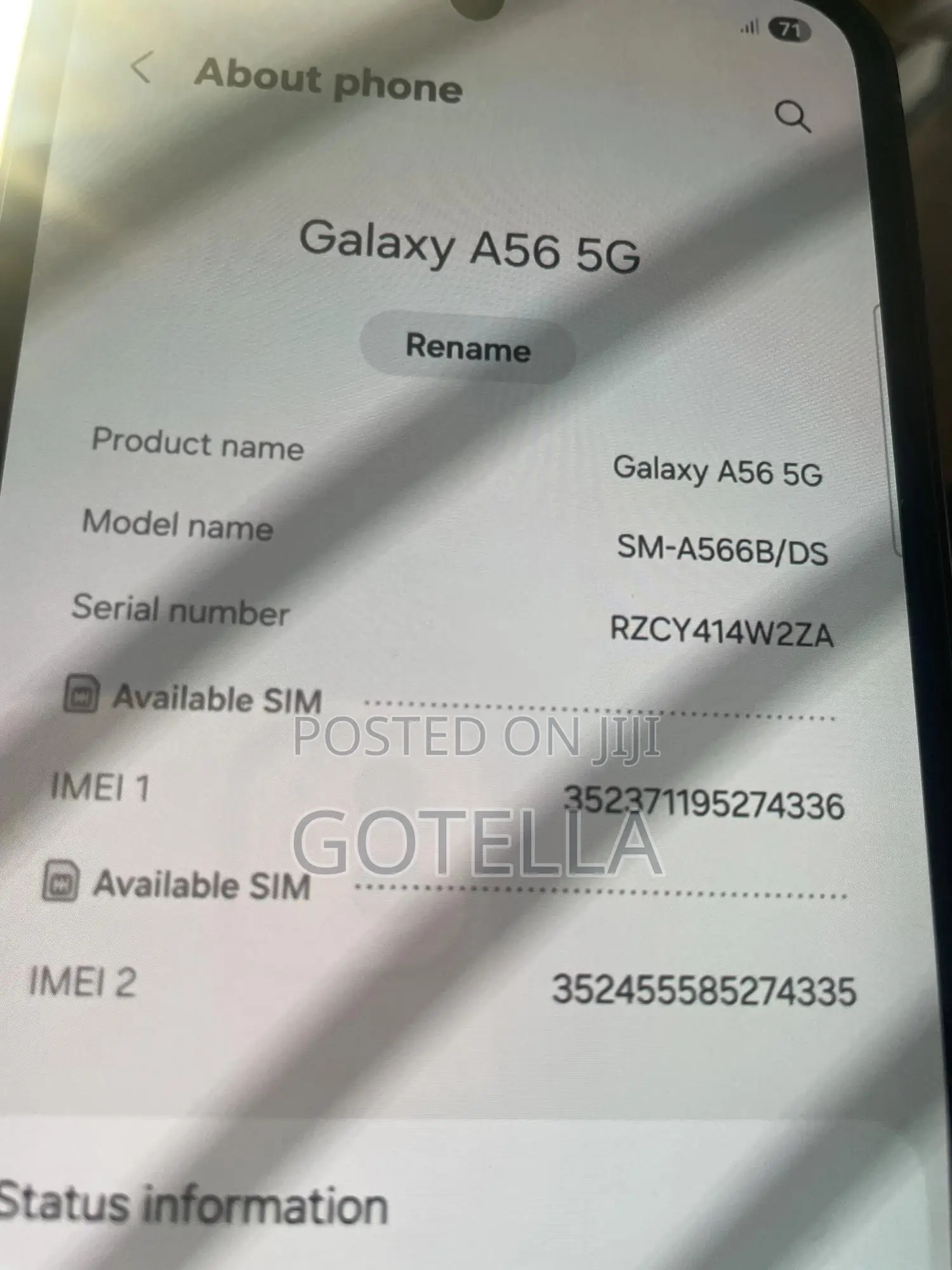 Samsung Galaxy A56 128 GB Gray