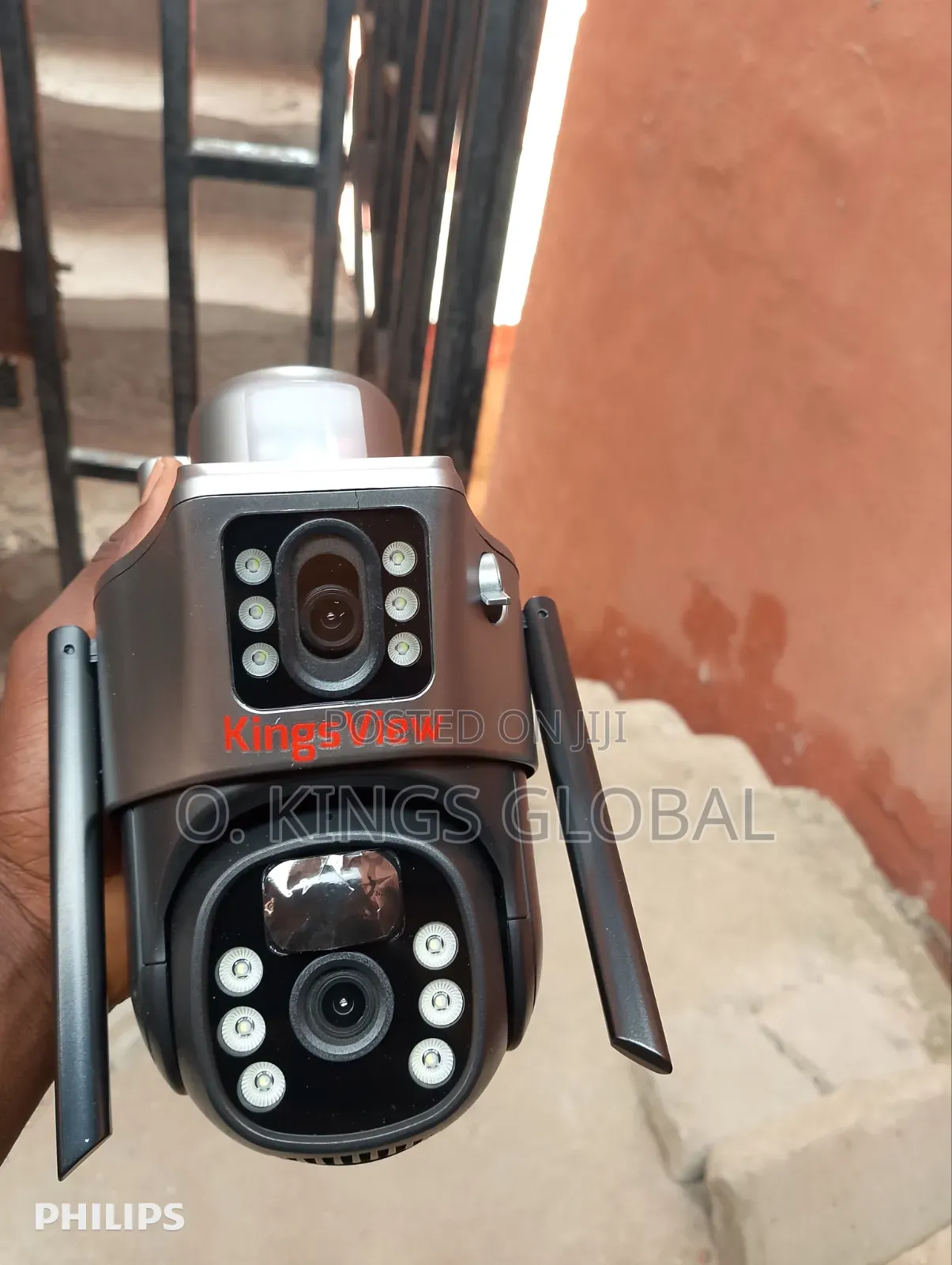 V380 Pro Dual Lens 8mp, 4g, Solar Powered CCTV Camera