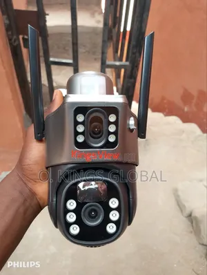V380 Pro Dual Lens 8mp, 4g, Solar Powered CCTV Camera