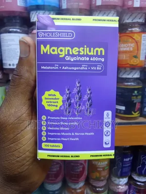 Wholeshield Magnesium Glycinate 400mg X 100 Tablets