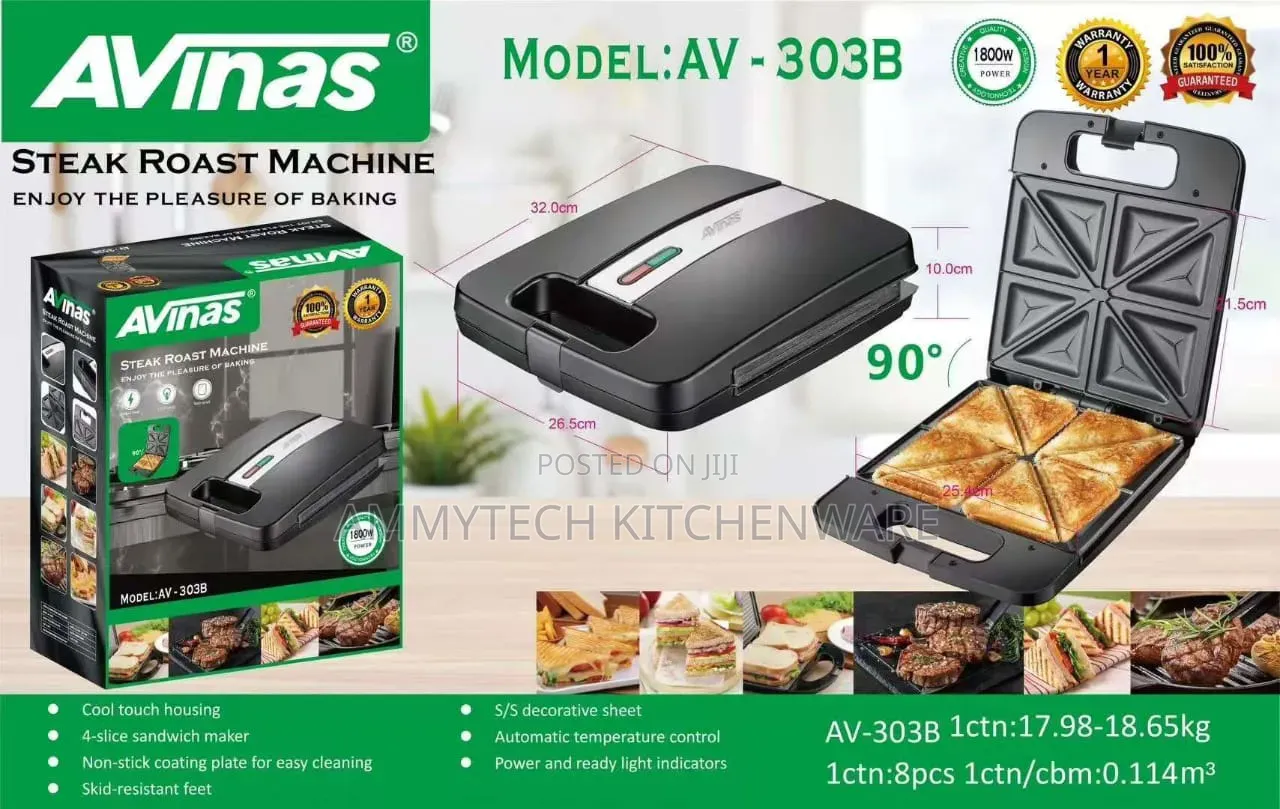 High Quality Avinas 4 Slice Roast Machine