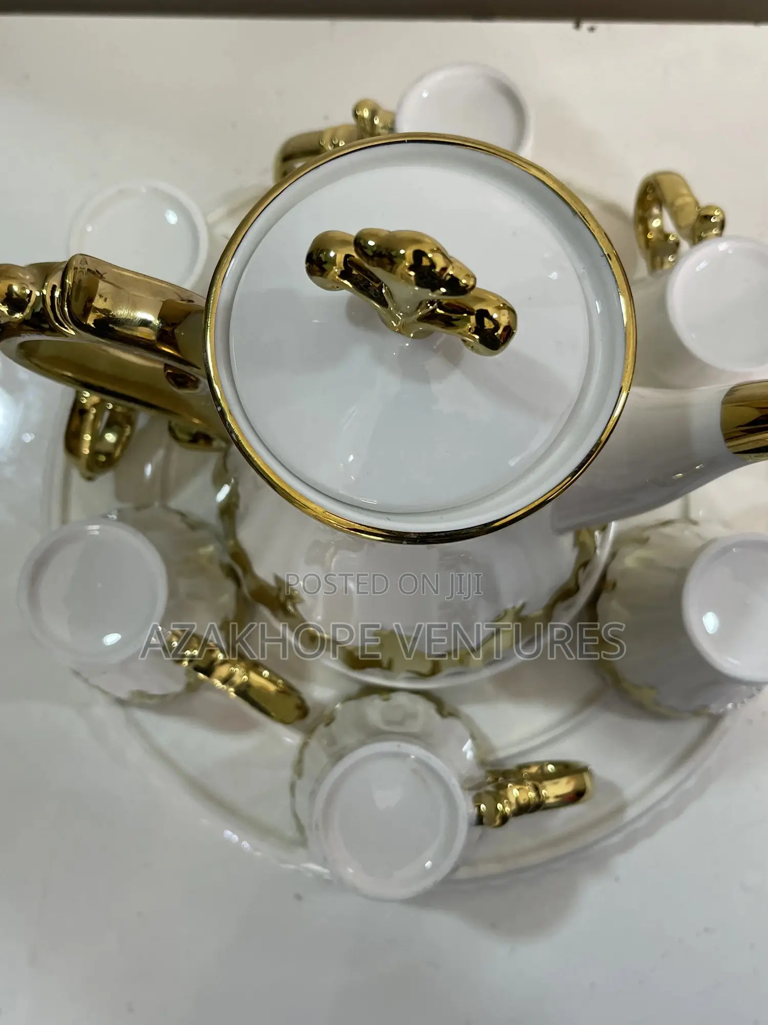 Tea Set ( Tea Cups With Tray and Jug)
