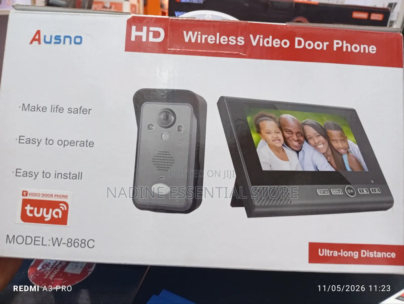 Ausno Hd Wireless Video Door Phone