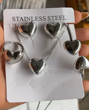 Beautiful Set of Steel Jewelry