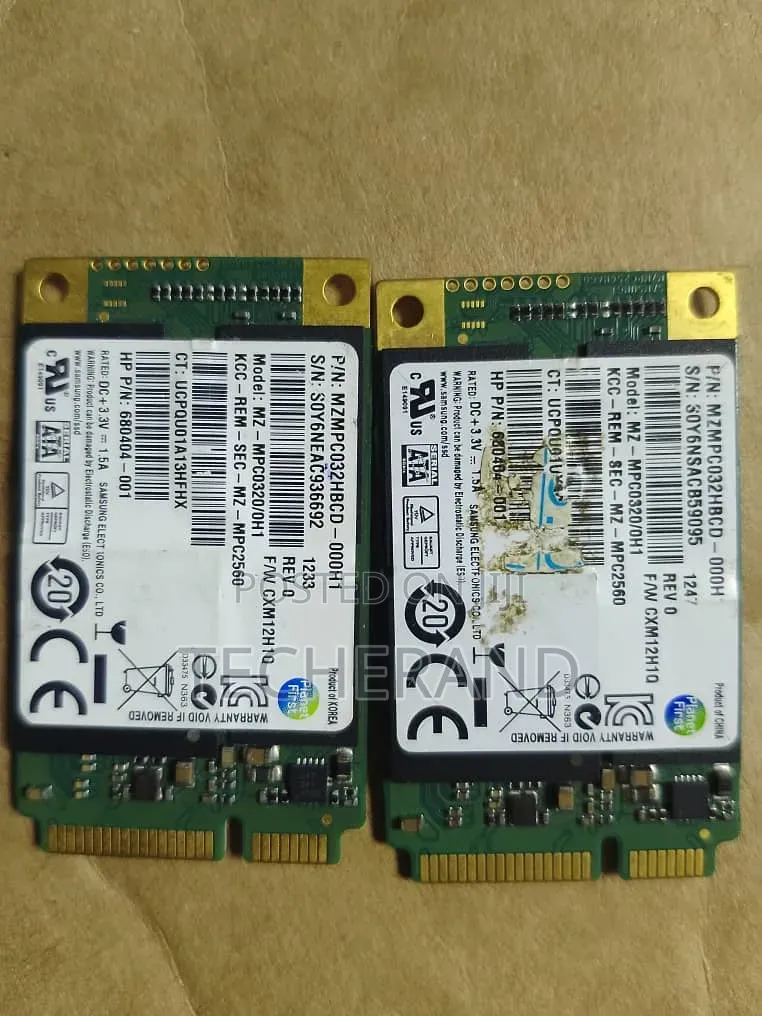 Samsung 32gb Msata SSD
