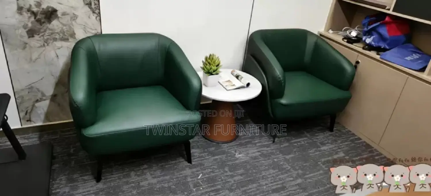 New Modern Luxury Leather Single Chair