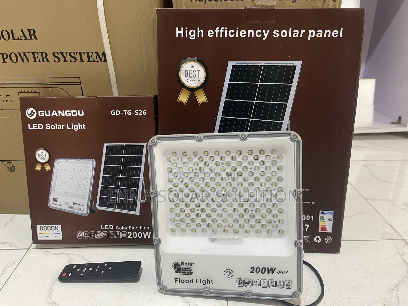 200w Solar Floodlight