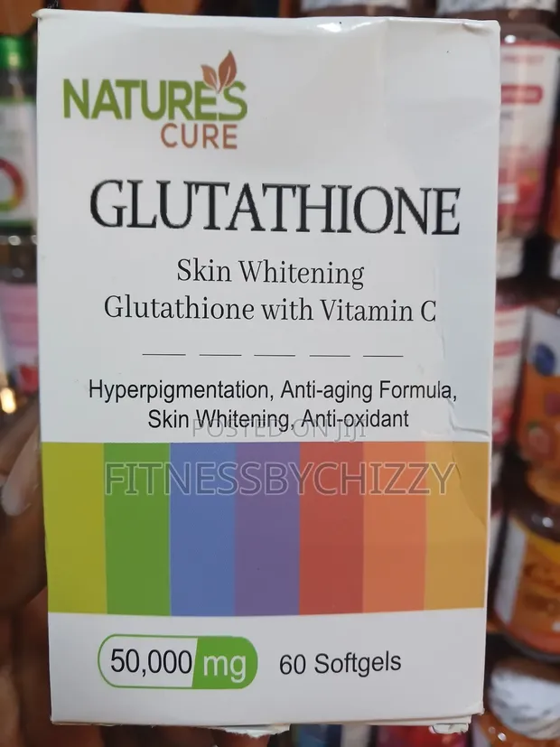 Natures Cure Glutathione Skin Whitening 50,000mg X 60 Softgels for sale -  Fitnessbychizzy  Price:  15,000 on Jiji.ng [Ikorodu]
