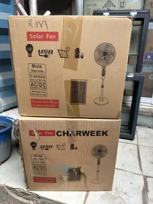 Rechargeable Solar Fan Available in Stock Order Your Now We Deliver