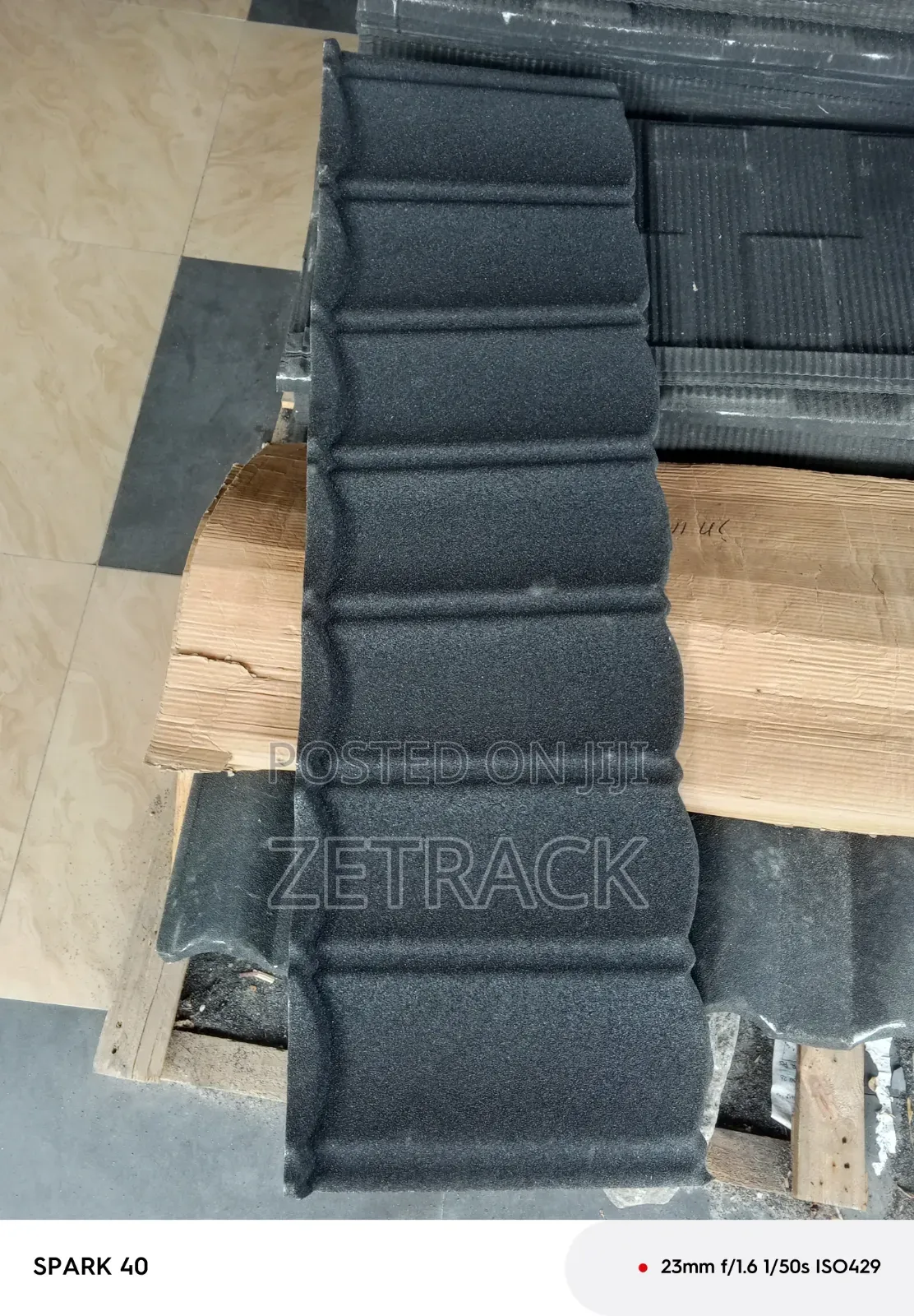 Pure Black Bond Roofing Sheets