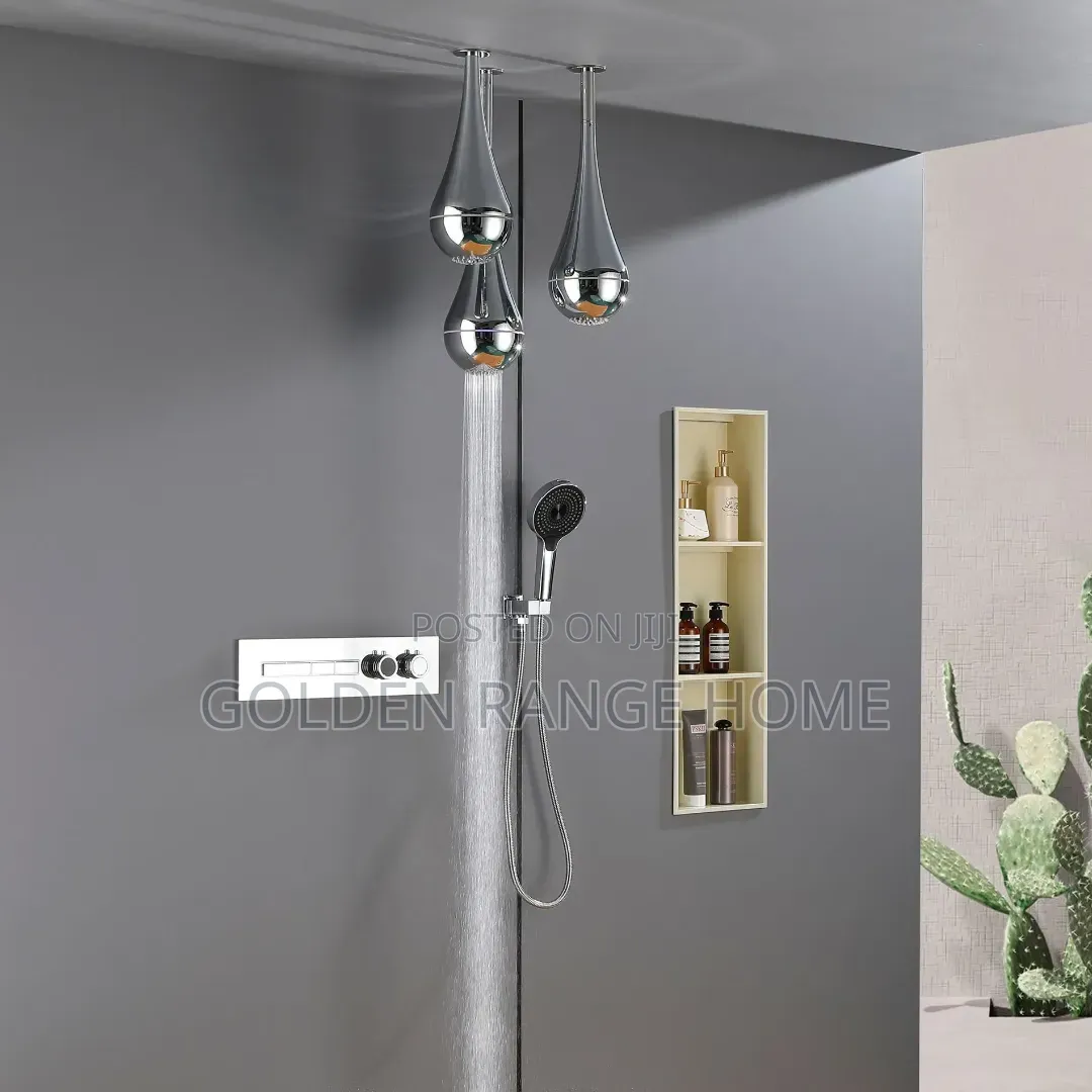 Ceiling Mounted Rainfall Conceal Shower System