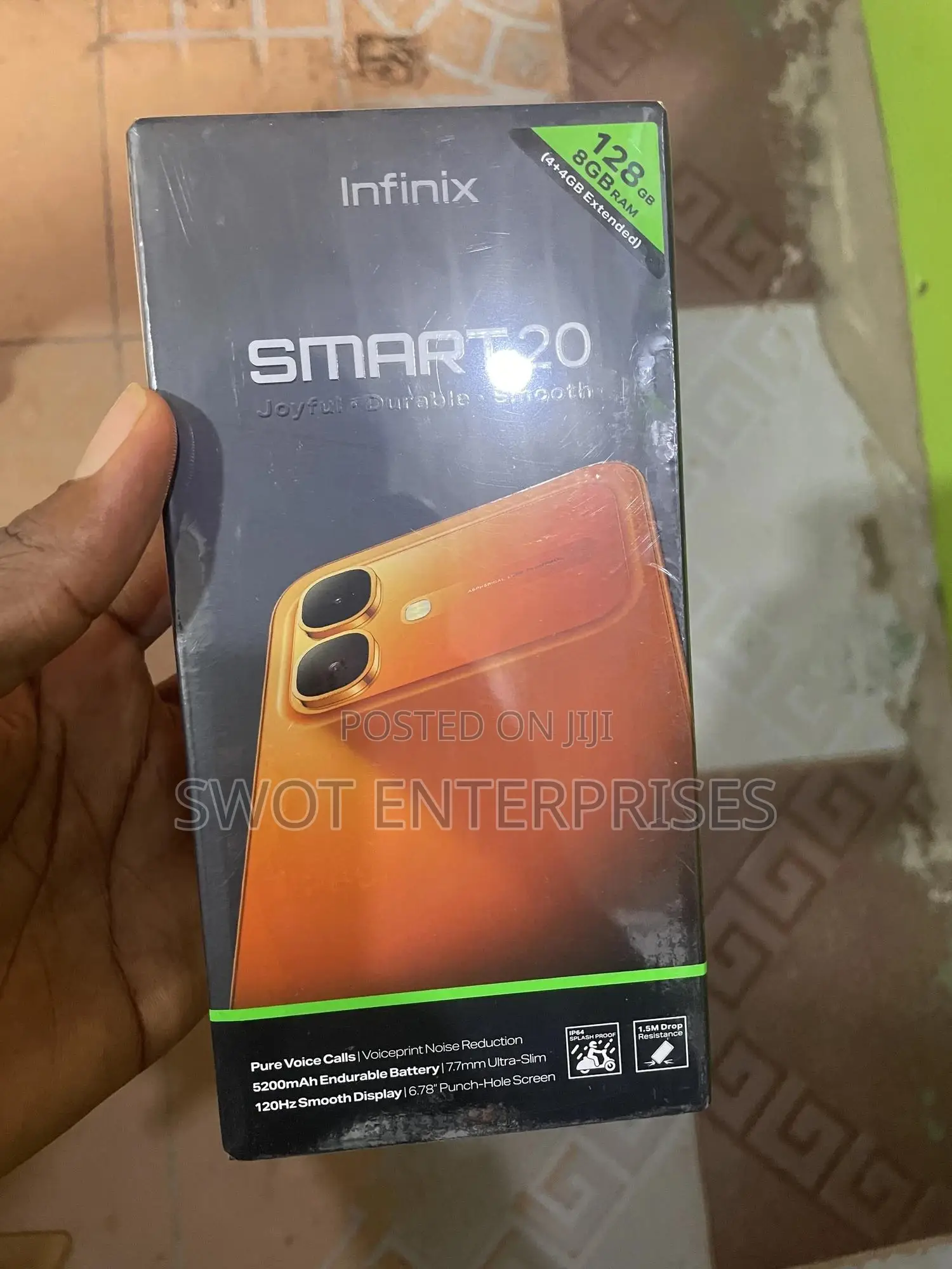 New Infinix Smart 20 128 GB Black