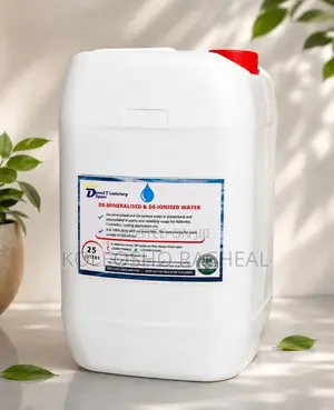 25 LTRS Distilled/Demineralized/Deionized Water