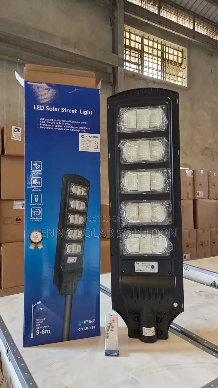 500w Street Light, Module5 ( 5 Eyes) With Pole