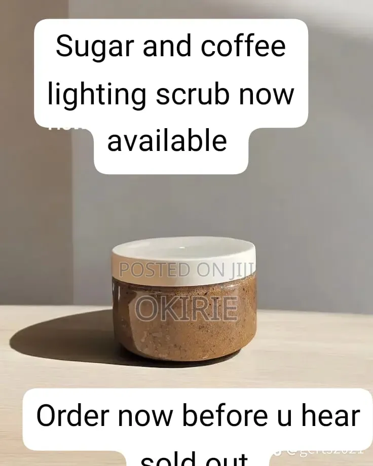 Sugar and Coffee Lighting Body Scrub