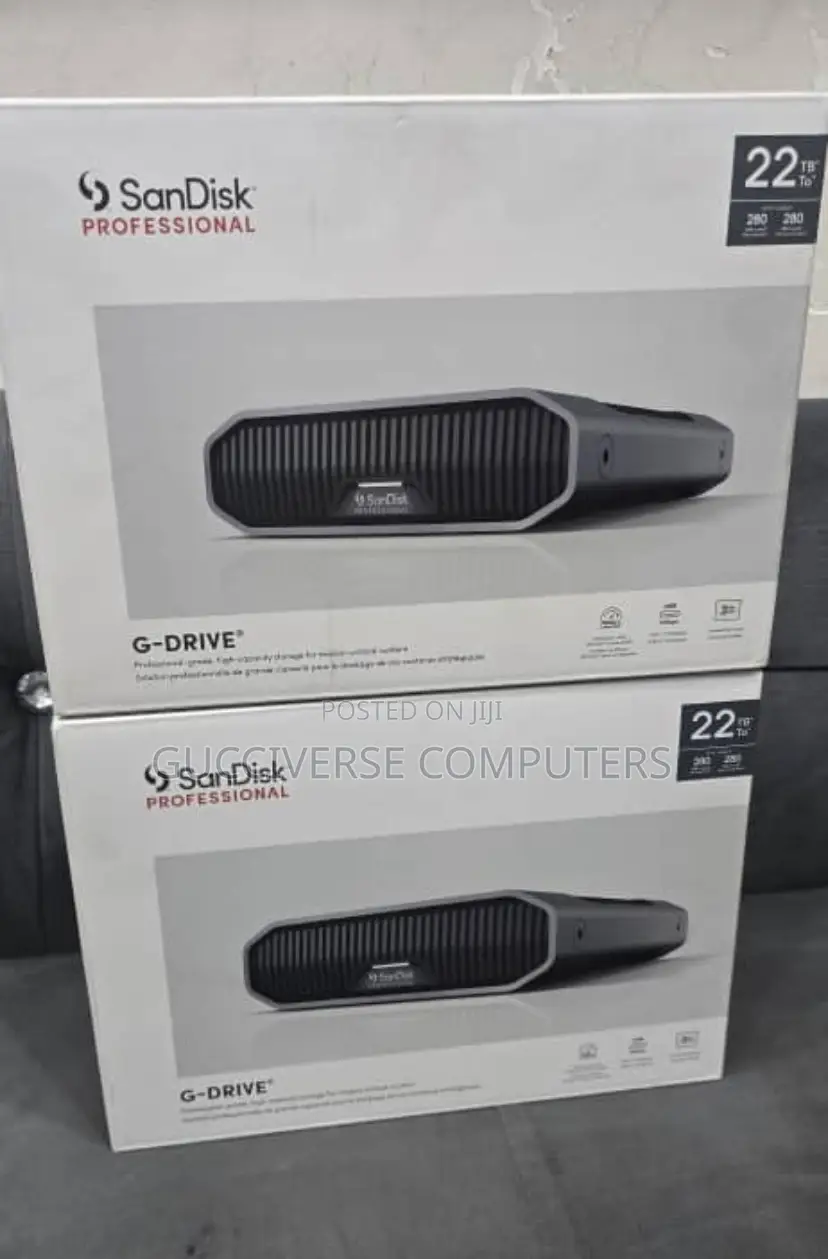 Sandisk Professional 22tb G-Drive Enterprise-Class Usb 3.2 Gen 2