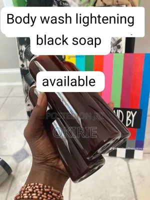 Body Wash Lightening Black Soap
