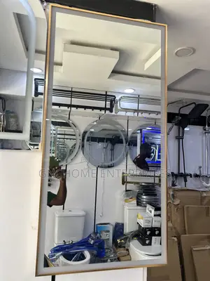 Gold Frame Mirror 120/60cm