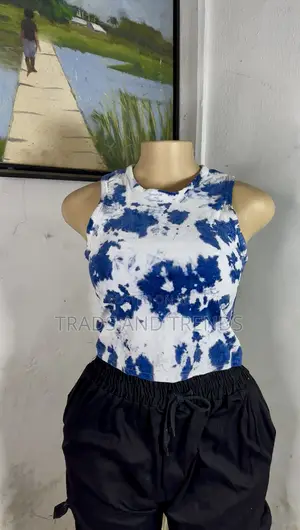 Handmade Tie and Tie Crop Top