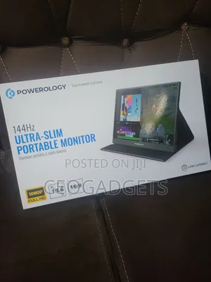 Powerology 15.6" Ultra-Slim Portable 144hz Monitor.