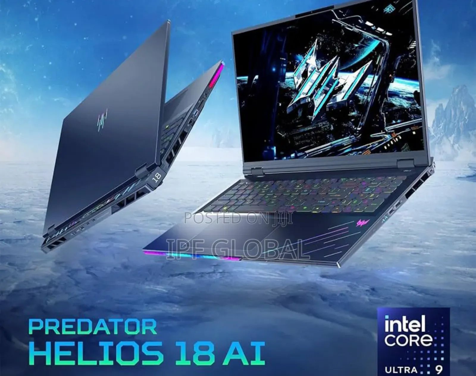 New Laptop Acer Predator Helios 18 AI 64GB Intel Core Ultra 9 SSD 1T