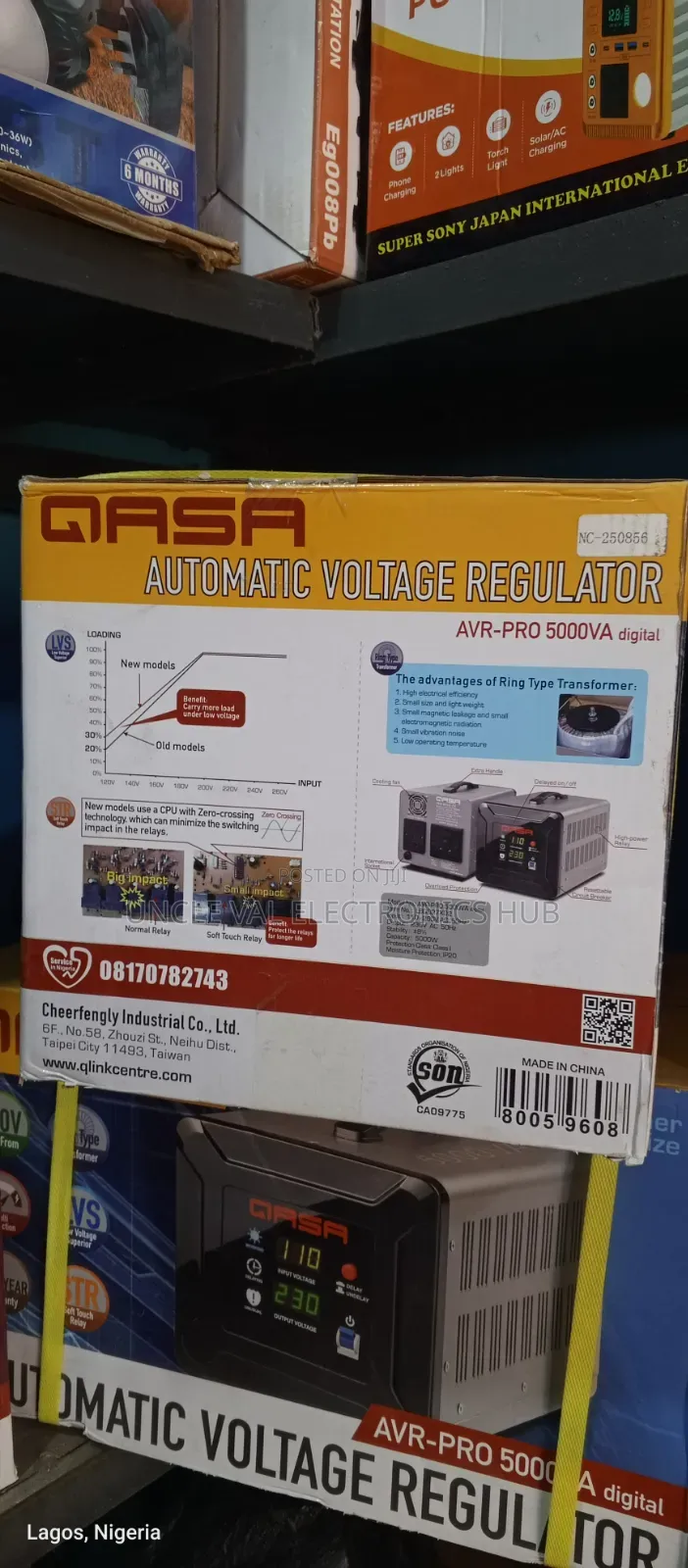 Qasa 5kva Digital Stabilizer