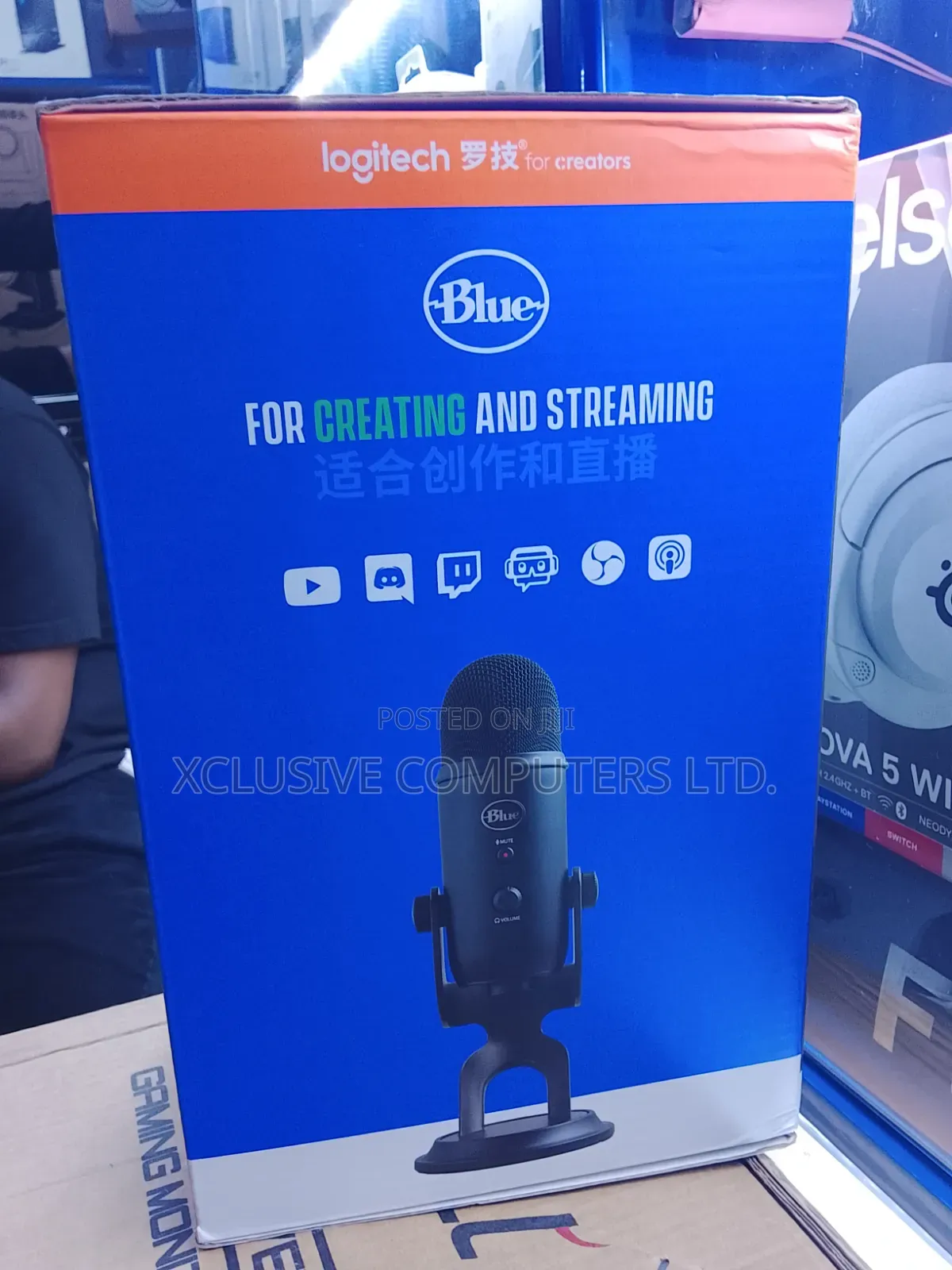 Logitech Blue Usb Streaming Microphone