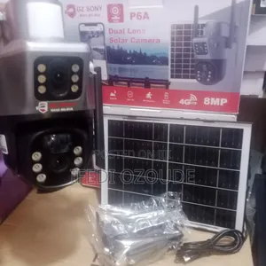 V380 PTZ Double Lens Solar Camera