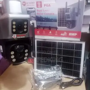 V380 PTZ Double Lens Solar Camera