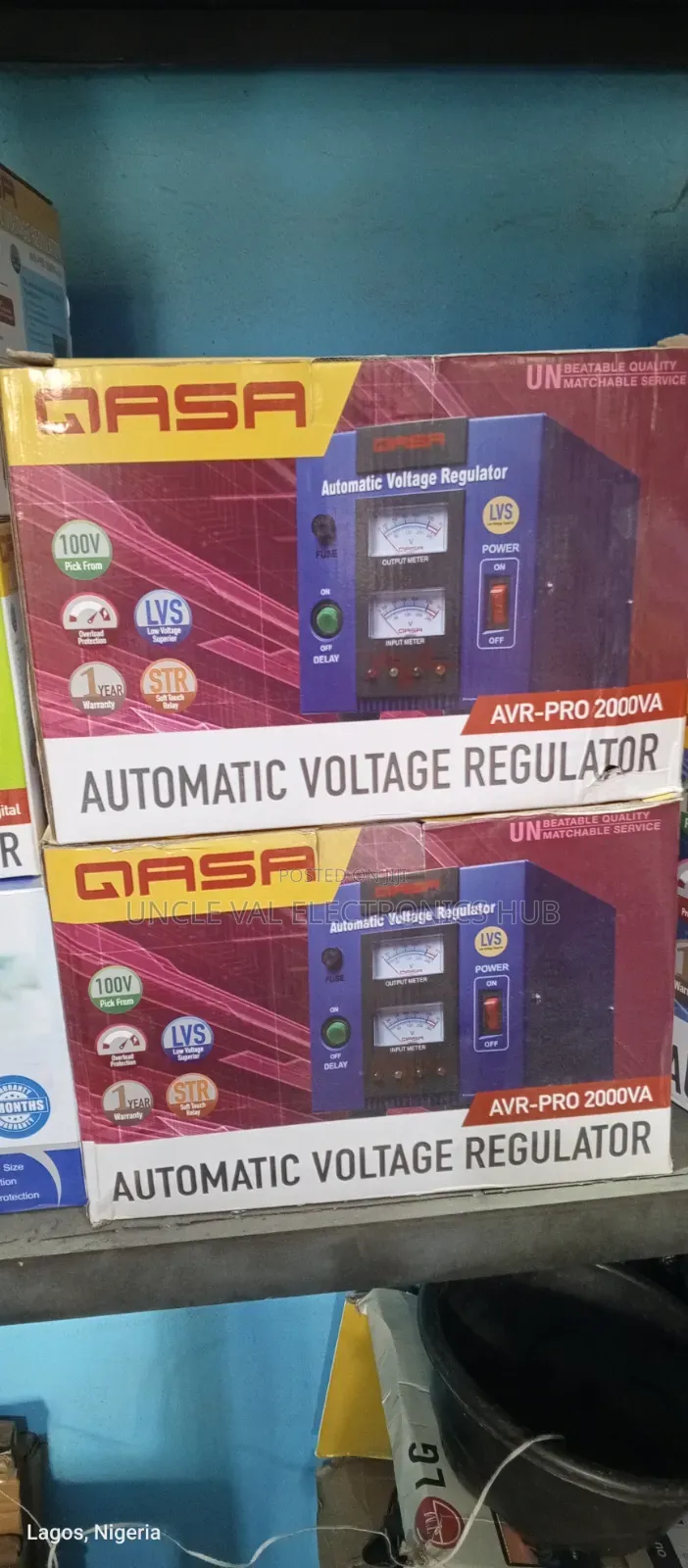 Qasa 2000w Automatic Voltage Regulator