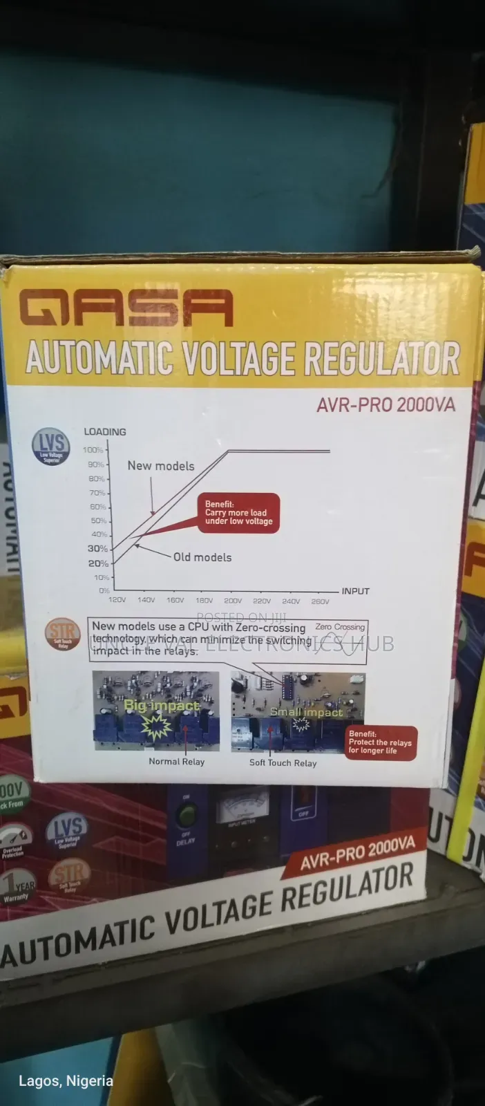 Qasa 2000w Automatic Voltage Regulator