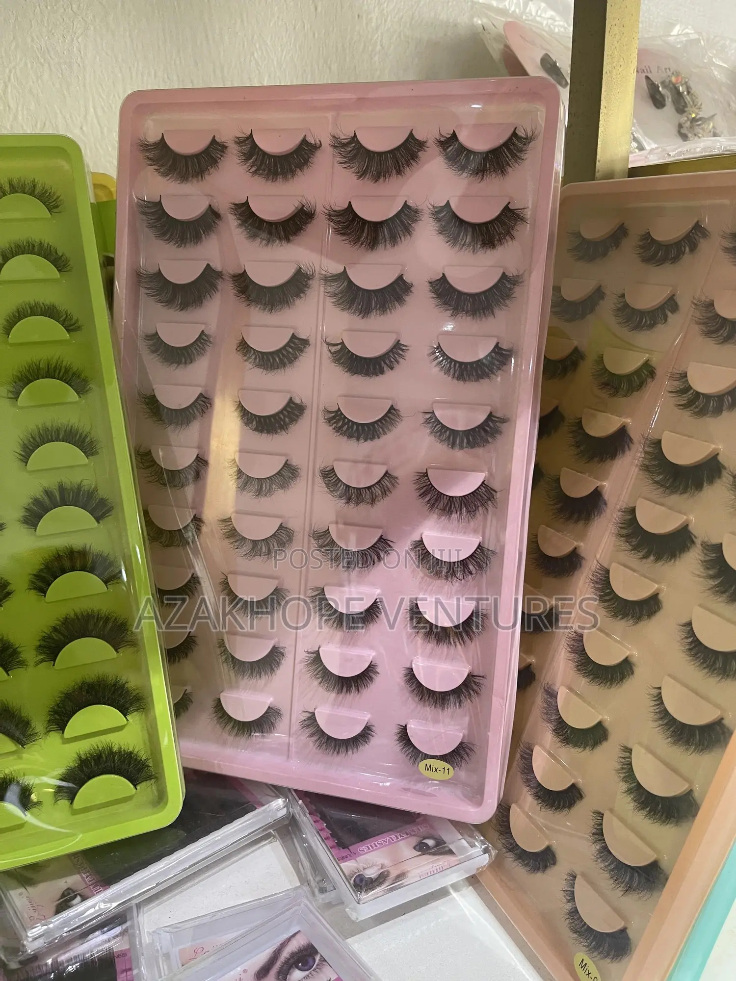 Eyelashes.