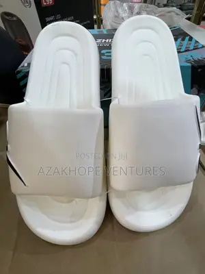White Eva Slides