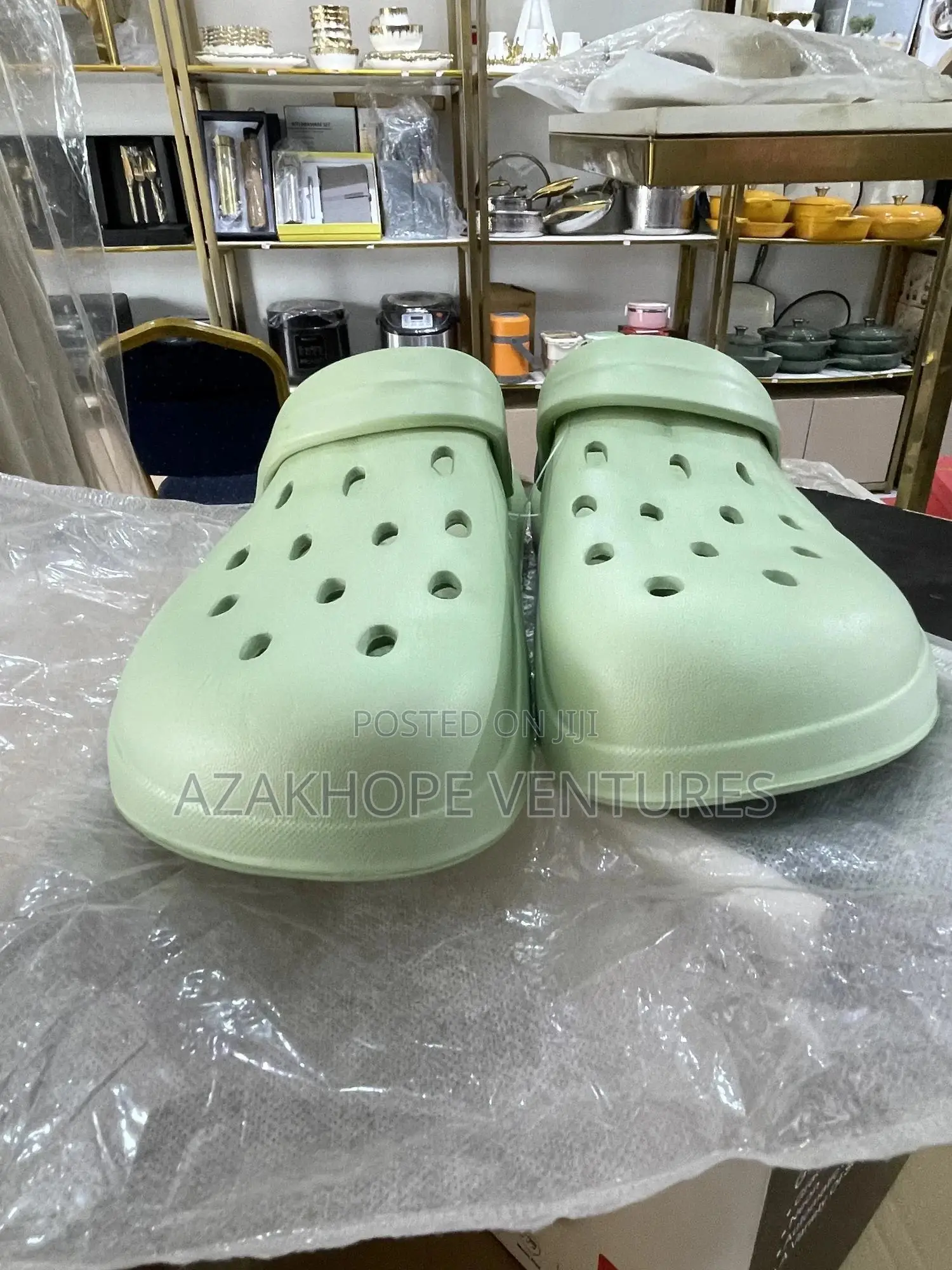 Light Green Garden Clogs