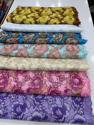 Luxury Net Lace With Matching Gele:Jacob Sego(2in1)Different Price