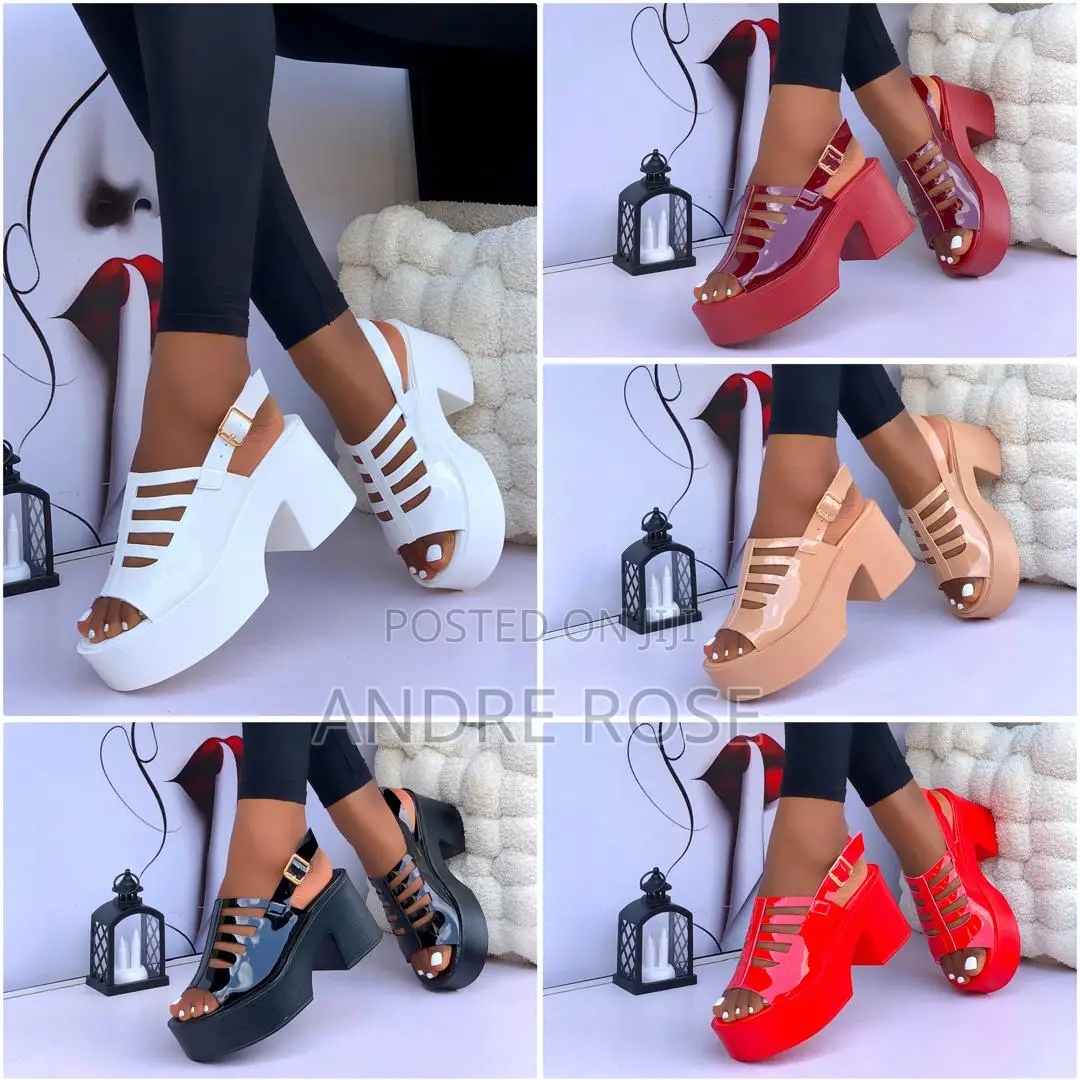Glossy Cutout Wedge