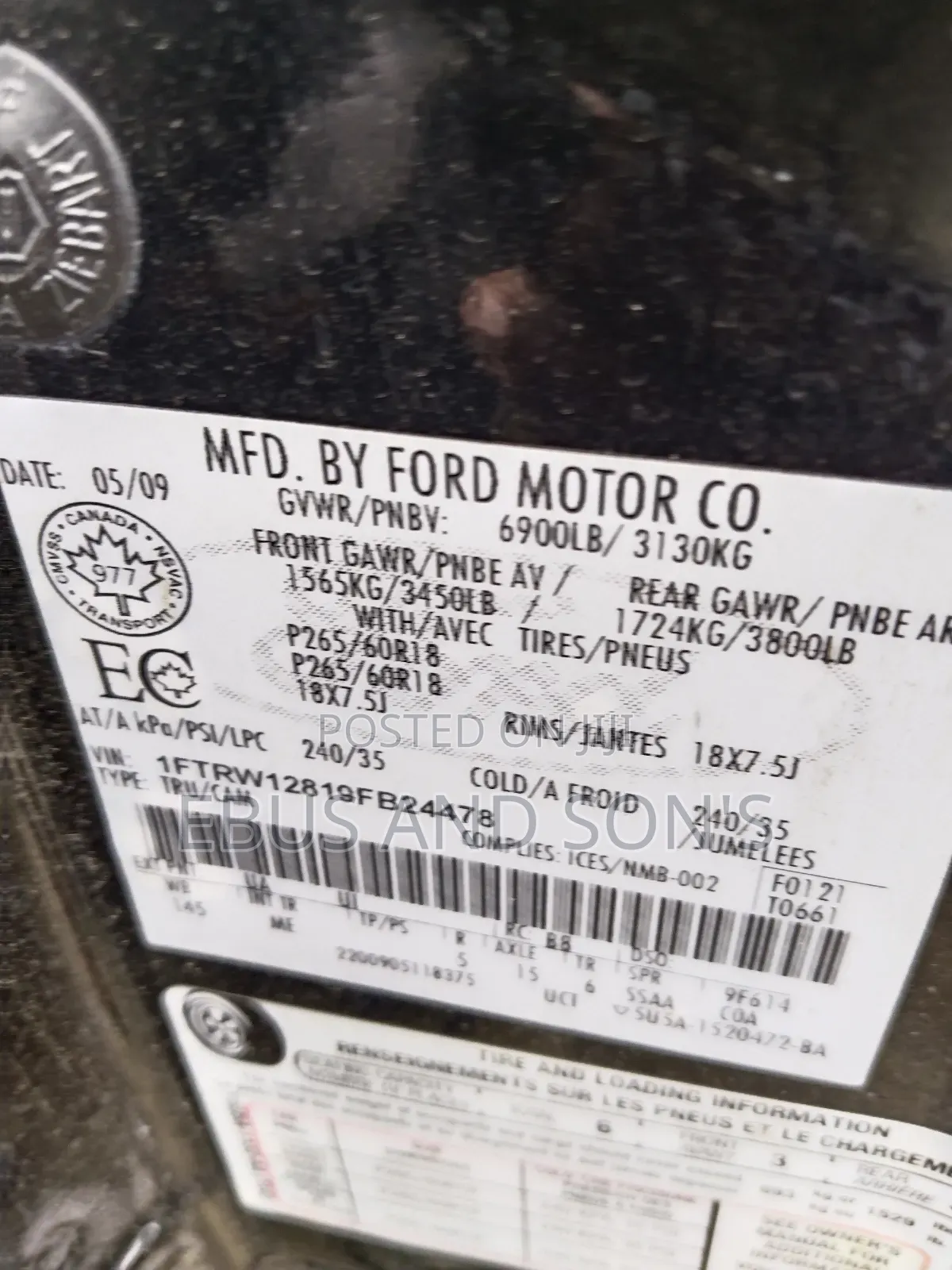Ford F-150 2009 Black
