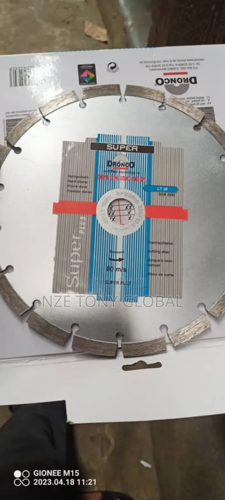 Marble Cutting Disc