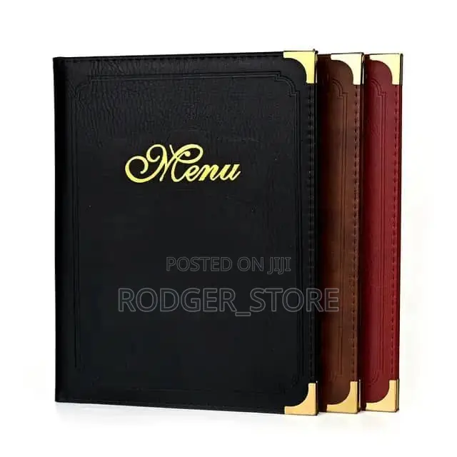 Leather Menu Cover Folders