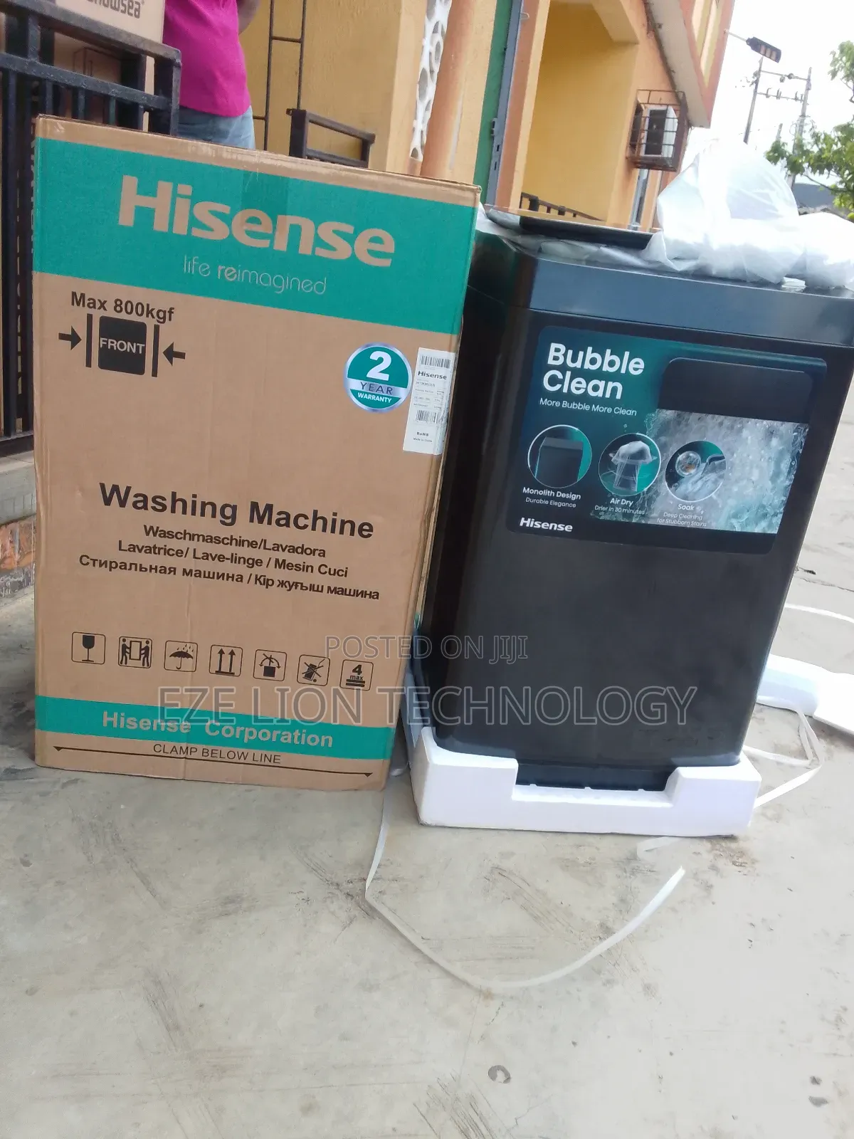 New Improved Hisense 9kg Automatic Washing Machine